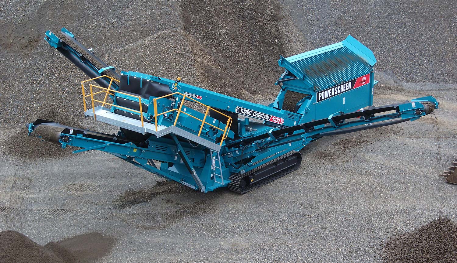 Naujas Powerscreen Chieftain 1400 sauso sijojimo sijotuvas